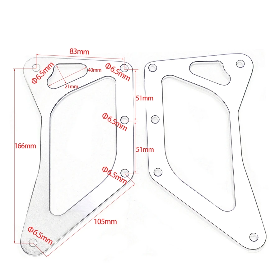 Headlight Adapter Bracket Strips LED Front Head Fork Shock Absorber Column for CG 125 250 Cafe Racer Grom MSX125 Vintage