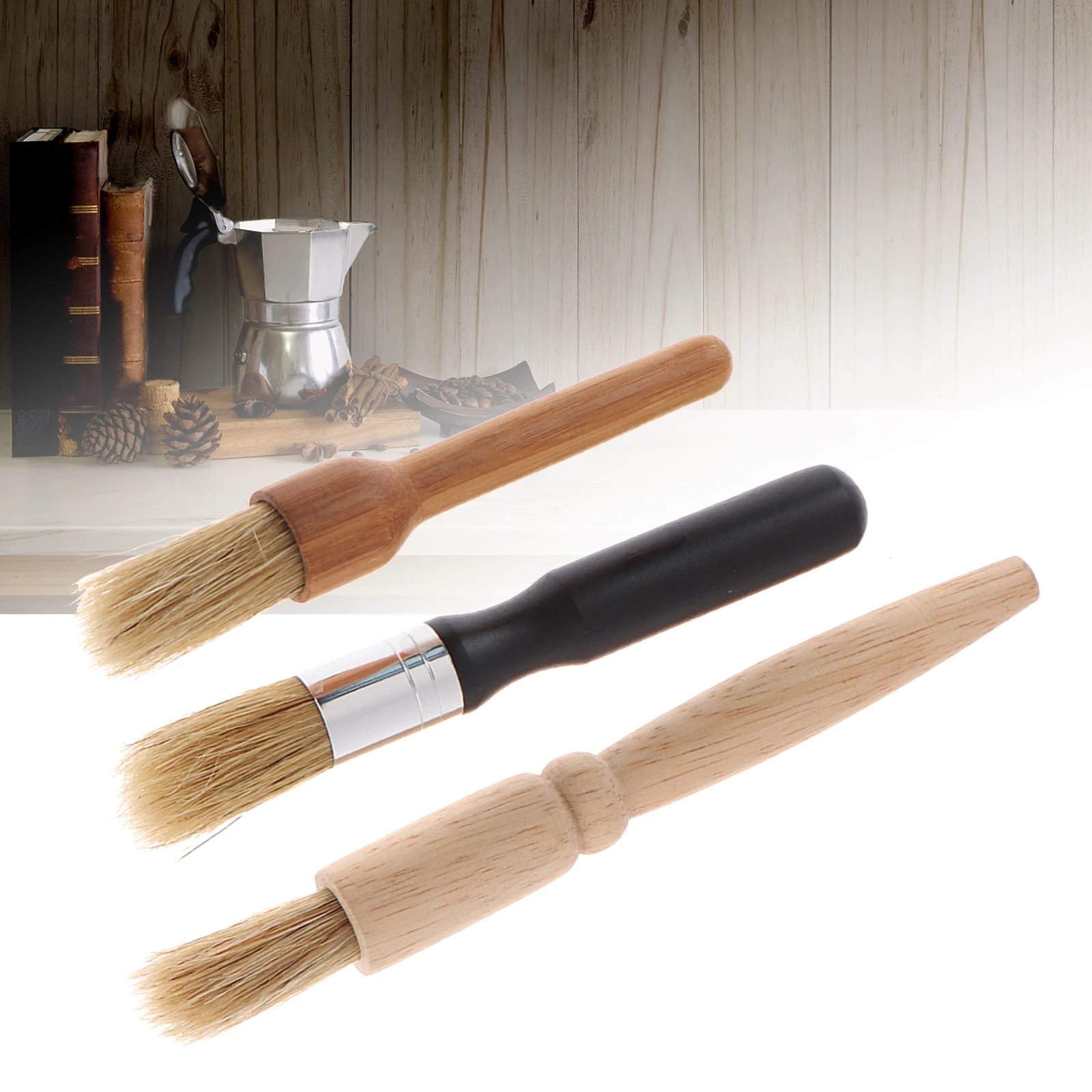 3 Size Coffee Grinder Brush Cleaning Brush Espresso Brush Accessories For Bean Grain Coffee Tool Clean Brushes