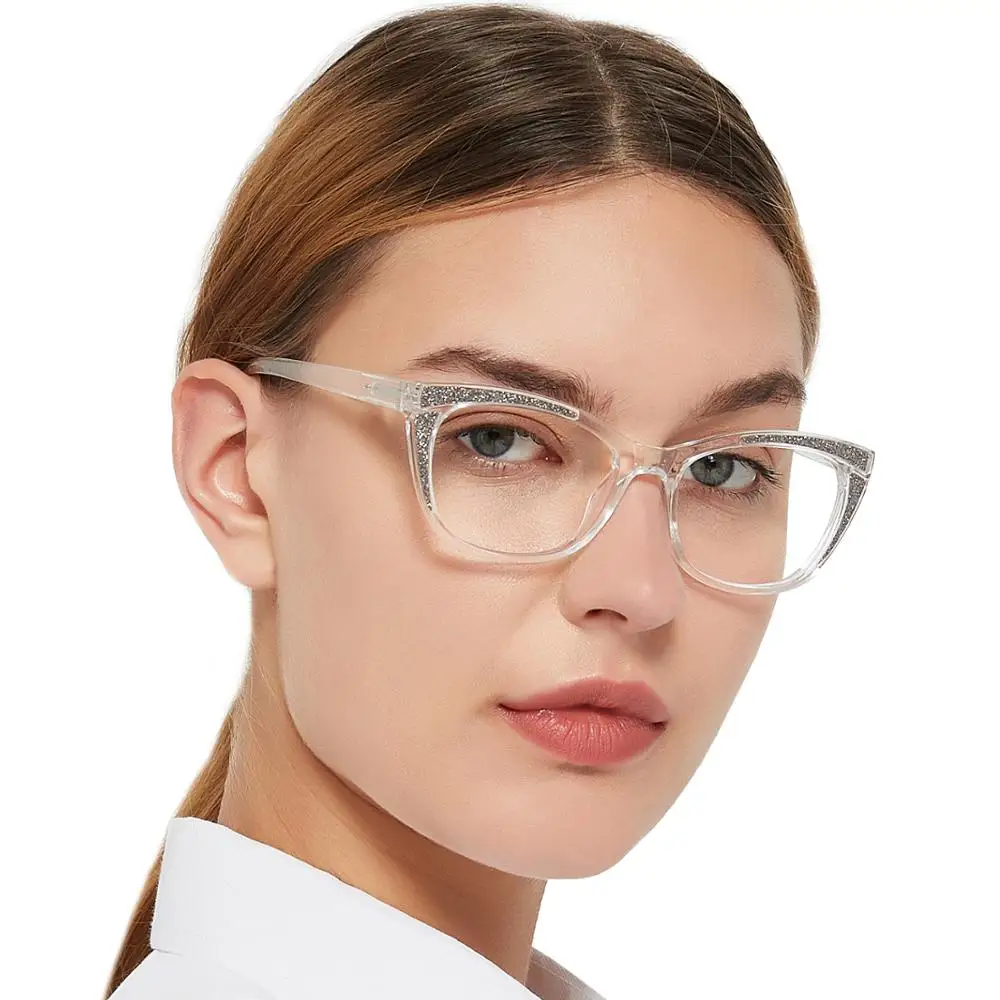 Reading Glasses Women Matte Material Leesbril Retro Cat Eyes Lesebrille Magnifying Glass Diopter +150 +250 to +600 MARE AZZURO