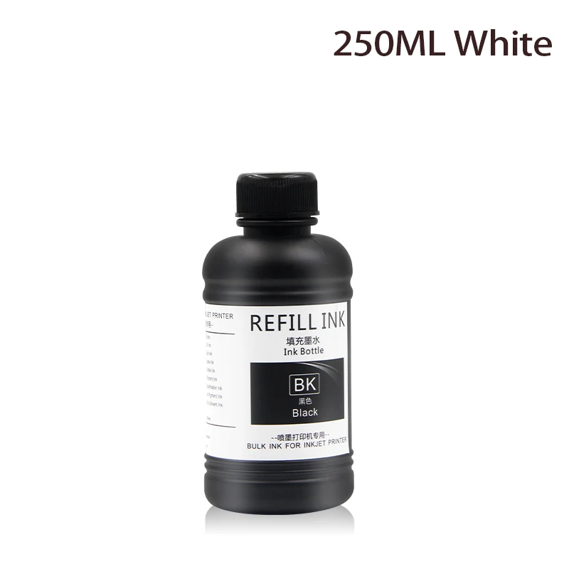 250ml/Bottle LED UV Ink For Epson L800 L805 L1800 R280 R290 R330 1390 1400 1410 UV Ink For DX5 DX6 DX7 Printhead UV Printer