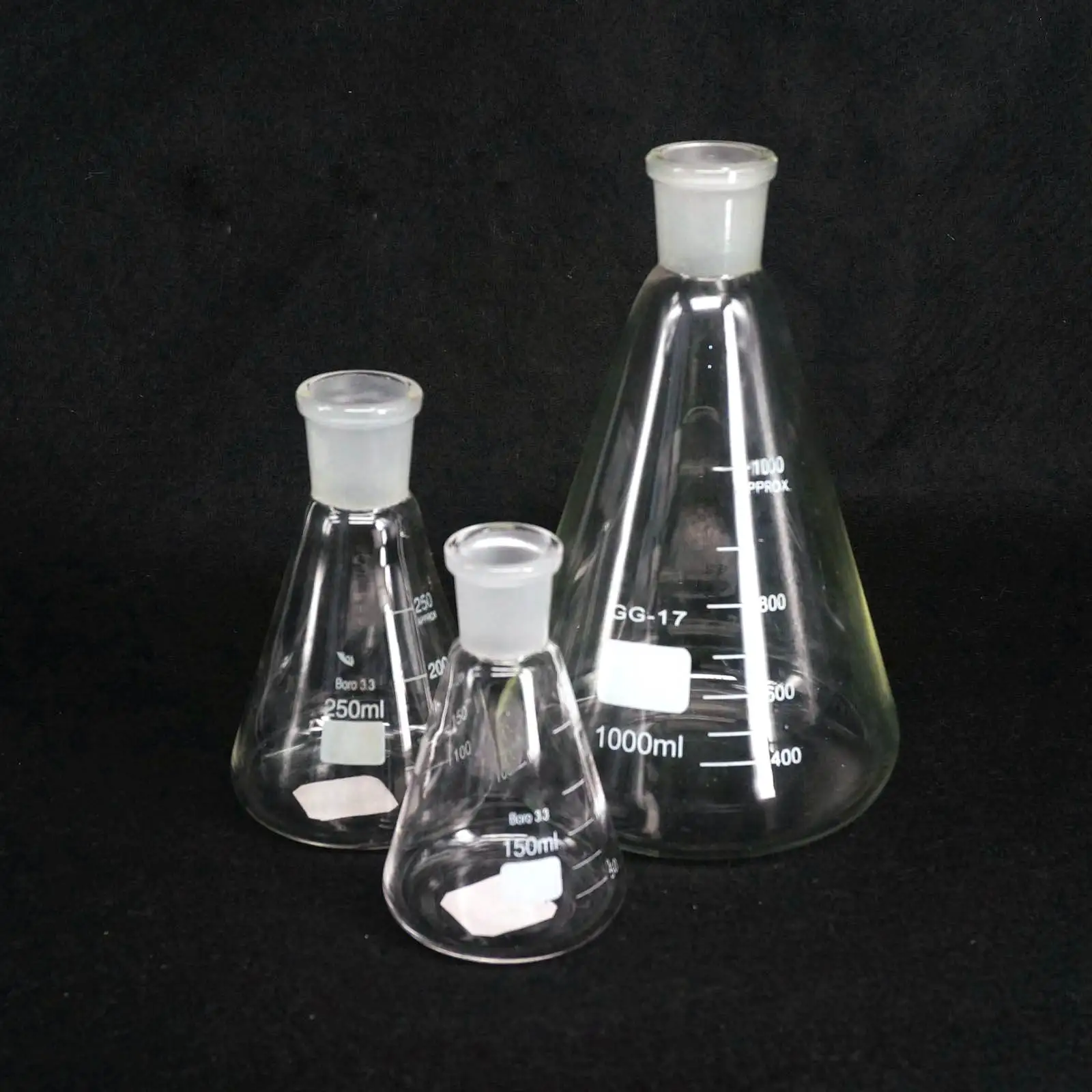 500ml 1000ml 2000ml 3000ml 5000ml  19/26 24/29 29/32 Joint Borosilicate Glass Lab Conical Flask Erlenmeyer Flasks Graduated