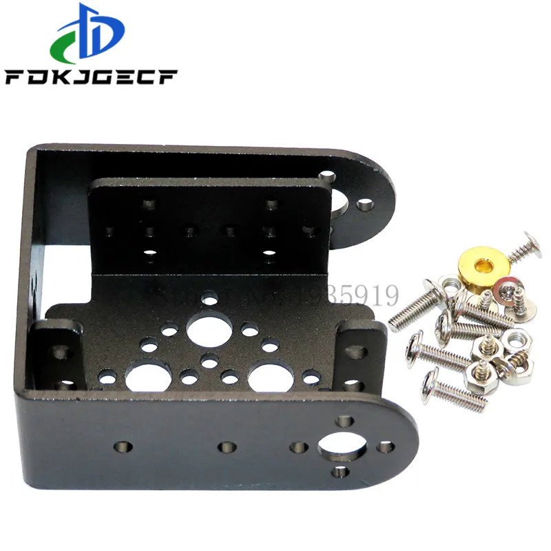 1set 2 DOF Short Pan And Tilt Servos Bracket Sensor Mount Kit For Compatible MG995 MG996R MG945 MG946R