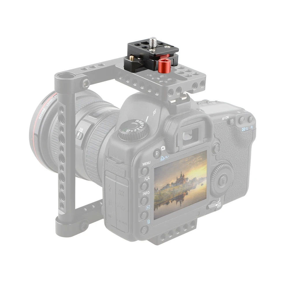 HDRIG NATO Kẹp 50Mm An Toàn Đường Sắt QR Kẹp Đèn Pin Micro Khung Máy Ảnh