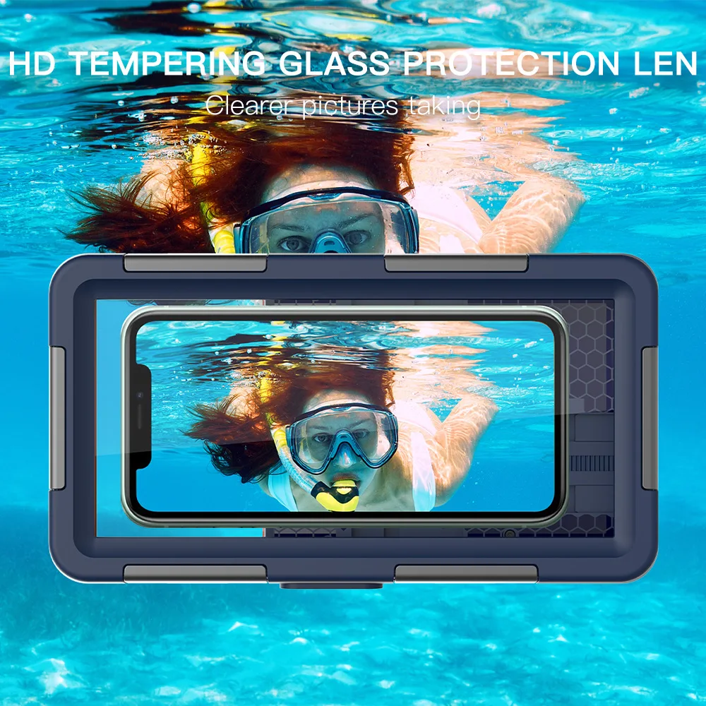 Mobile phone diving  waterproof case for One plus 9R pro 8 pro 8T 7T New Second Generation Upgrade underwater 15 meters