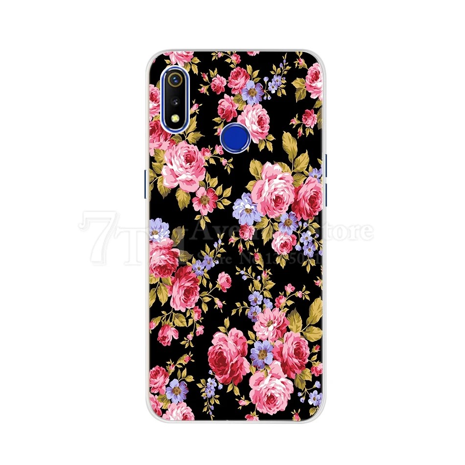 Shockproof Case For Realme 3 Pro Case Soft Silicon TPU Back cover For OPPO Realme 3 3i 3Pro RMX1851 RMX1825 Coque Funda 6.3inch