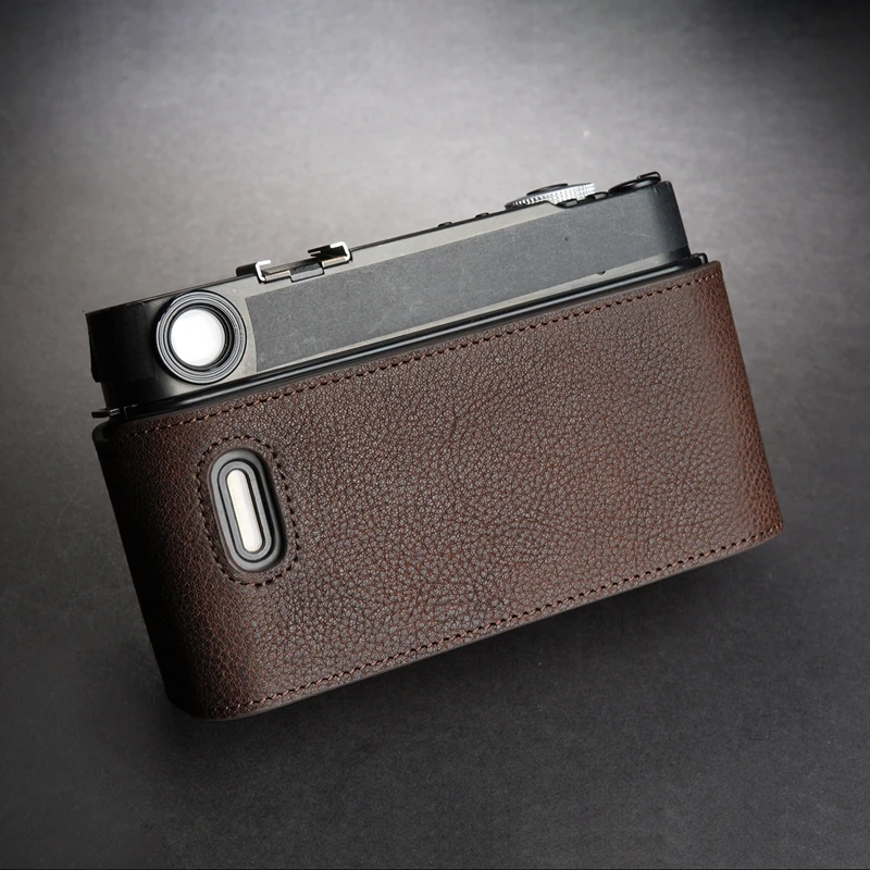 Design for KONICA Hexar AF Handmade Genuine Leather Camera Half Case Cover Bag