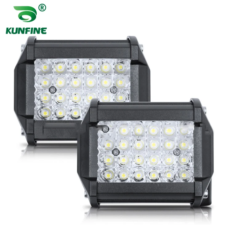 2PCS 4 inch 72W LED Work Light 12-36V DC Driving Offroad Light For Boat Truck Trailer SUV ATV Working LED Fog Light Waterproof