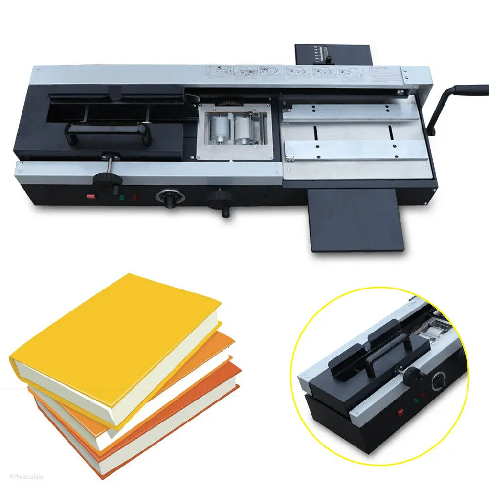 

Wireless Hot Melt Glue A4 Book Binder Perfect Binding Machine Stainless Steel 110V/220V