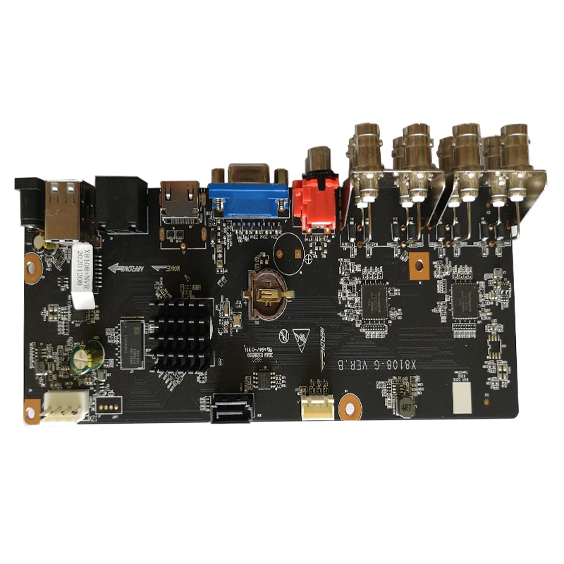 Imagem -02 - Xvr Placa 8ch Mais 4ch Xvr Placa 16ch Mais 8ch 5mp-n Gravador de Vídeo Dvr Xvr Ahd Analógico 5in1 Híbrido fo Onvif Coxial Guarda Visualizador 5mp-n