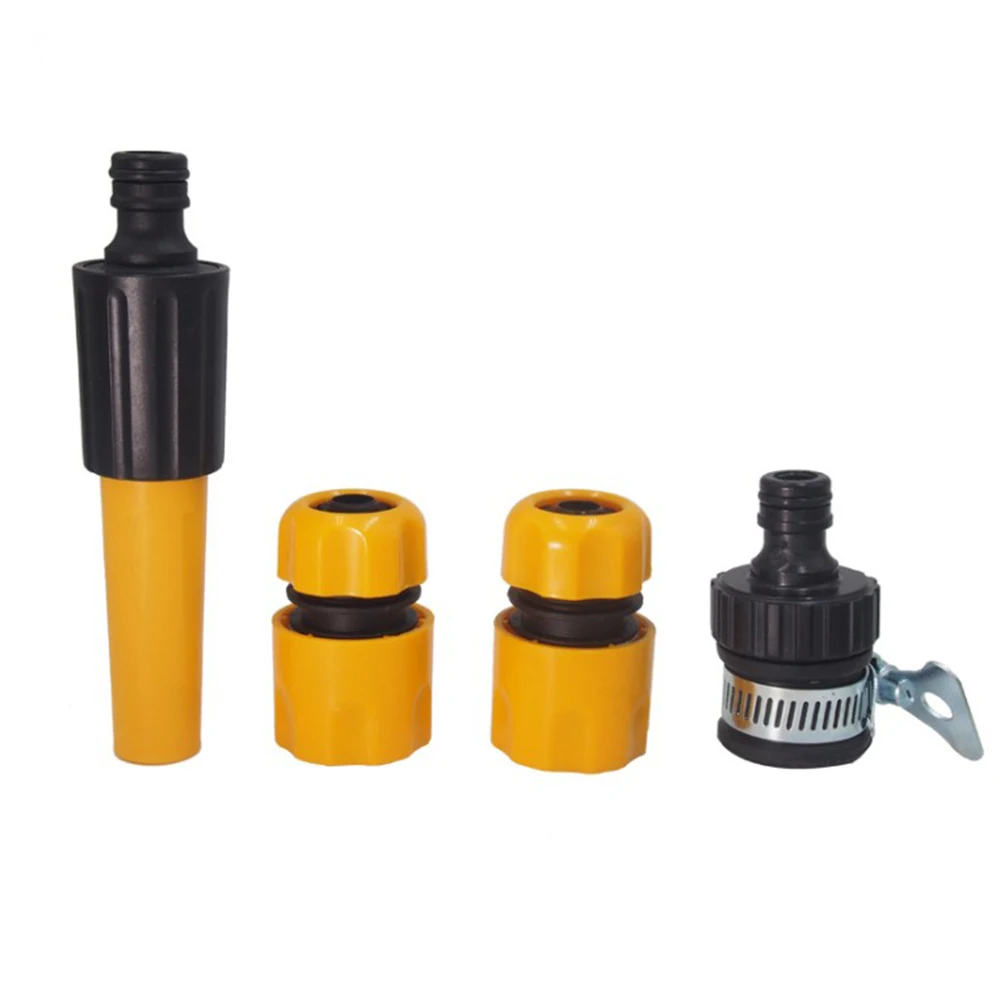4 PCS Jardim Conector Rápido Conjunto de Pistola de Pulverização Reta Montagem de Pistola de Água de Água de Lavagem de Carro