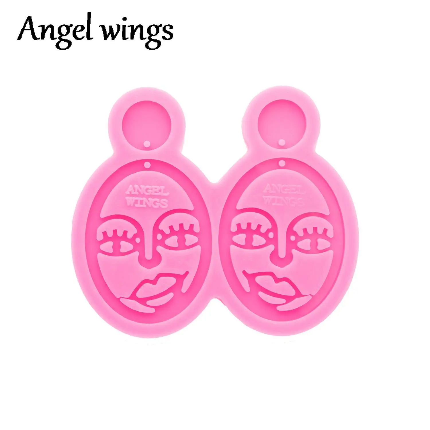 DY0314 Kite/Rabbit/Girl Face Earrings Silicone Molds, Make Crafts with Epoxy DIY Handmade charms Resin art Mold