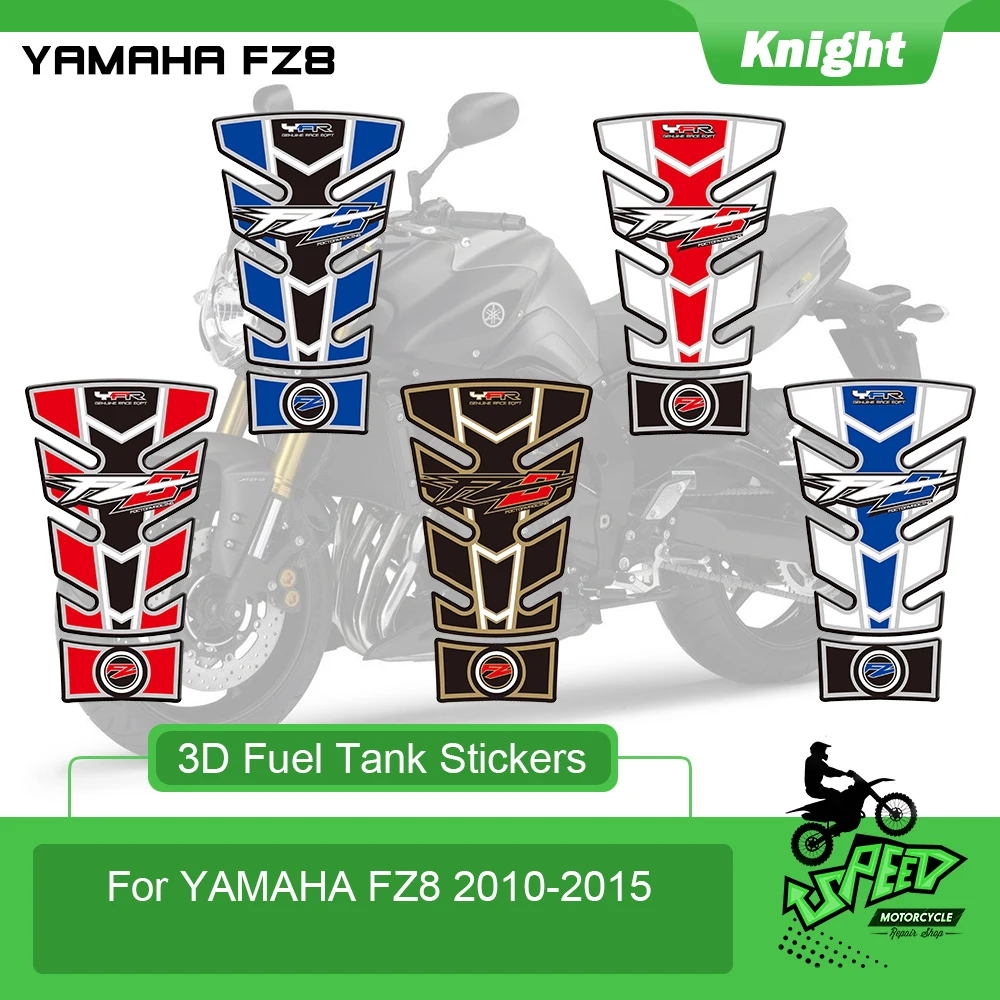 

Motorcycle 3D Tank Pad Protector Sticker Tank Decal Fishbone Protective Decals For Yamaha FZ8 2010 - 2015 2011 2012 2013 2014