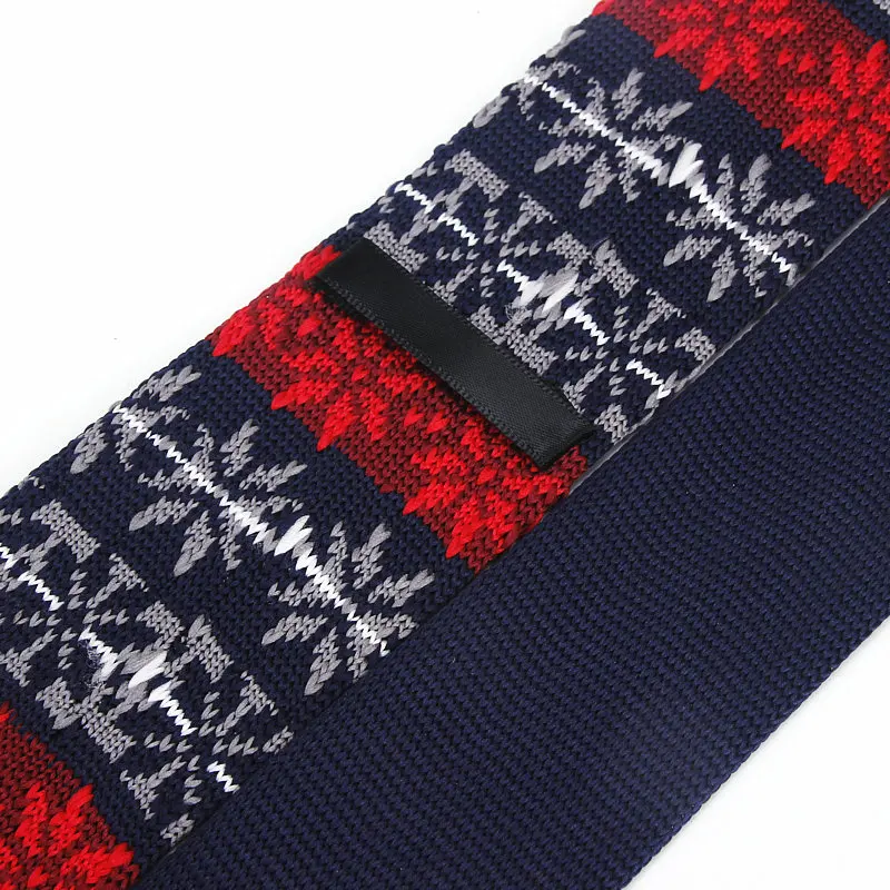 New Slim Knit Tie for Men Leisure Business Skinny Necktie Navy Bule Colorful Striped Floral Fashion Weave Ties Accessories Neck