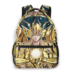 Virgo Shaka - Shaka Gold Cloth Saint Seiya Backpack for Girls Boys Travel RucksackBackpacks for Teenage school bag