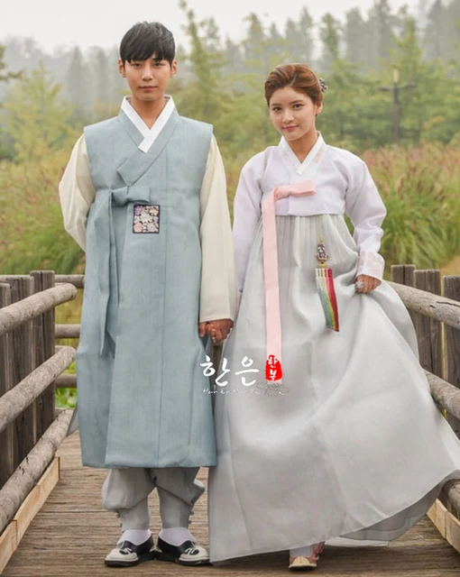 Korean Imported Fabric / Bride Groom Wedding Hanbok / Couple Hanbok / Wedding  Dress - Asia & Pacific Islands Clothing - AliExpress