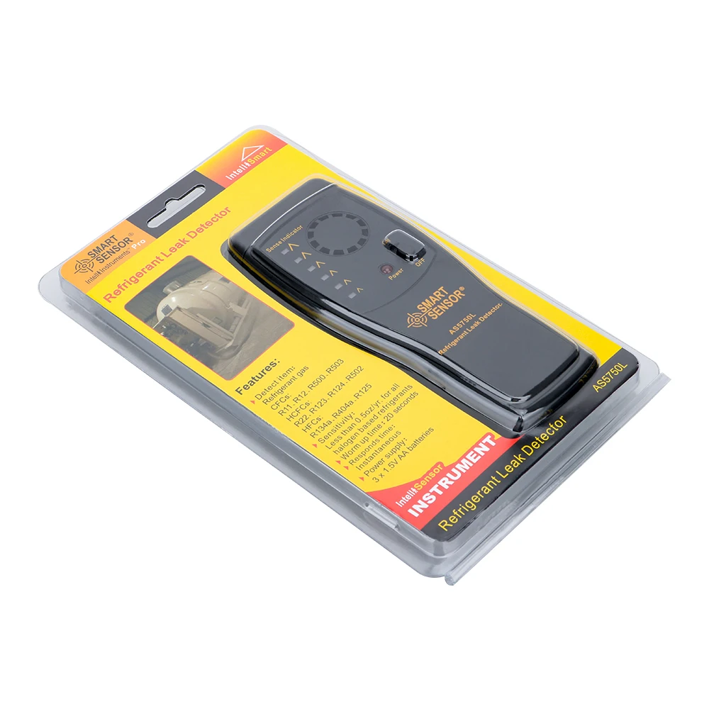 Analizador de Gas refrigerante, probador de fugas de Gas, Detector de fugas de freón halógeno, Monitor de calidad del aire acondicionado, CFC, HCFC, HFCs, R22, R134A