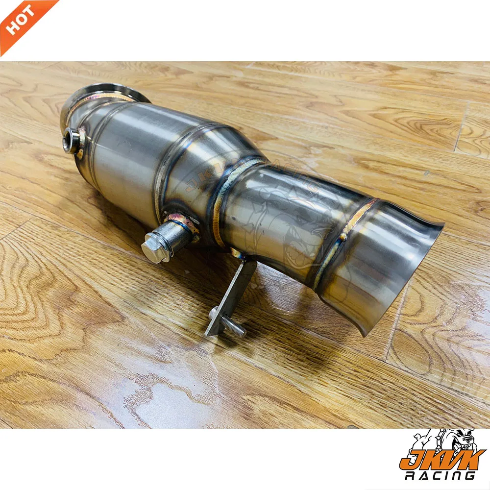 JKVK RACING Exhaust Downpipe With 200cell For N55 335I 2013+/ F30 F20/ F22 M235i M235xi 2013+ F87 M2 2015+