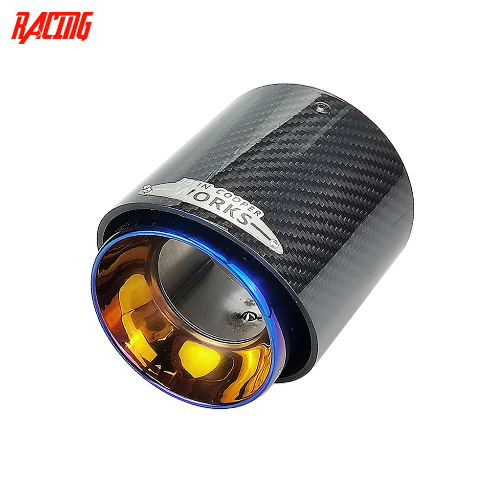 

Car Upgrade Accessories Carbon Fiber Muffler Exhaust Tip Fit for Mini Cooper JCW R55 R56 R57 R58 R59 R60 R61 F54 F55 F56 F57 F60