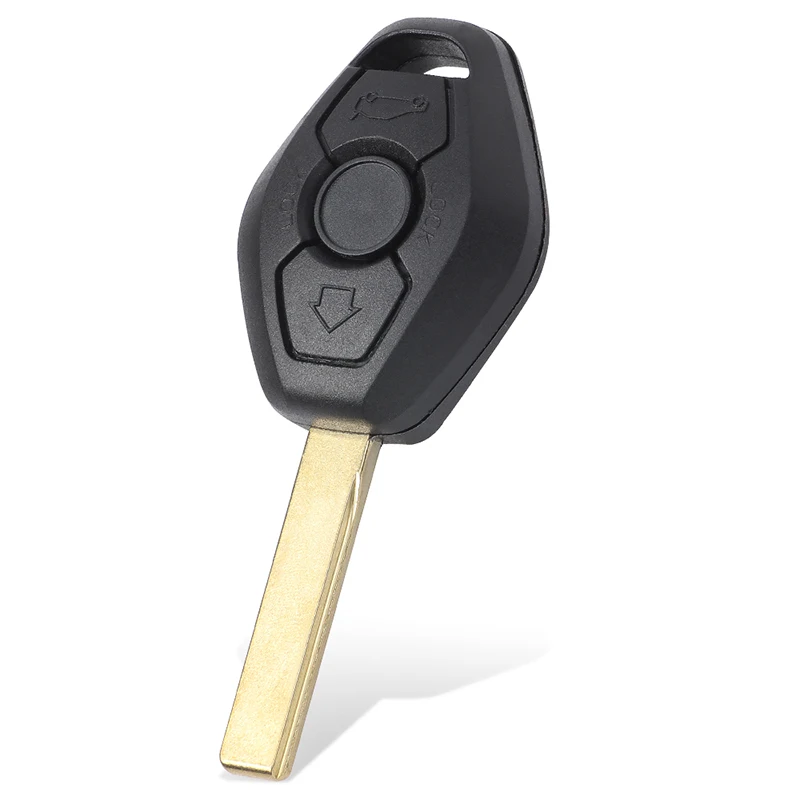 Casing Kunci Mobil Remote KEYECU dengan 3 Tombol Penutup Pisau HU92 untuk BMW EWS 1 3 5 6 7 Seri E38 E39 E46 X3 X5 Z3 Z4 Z5