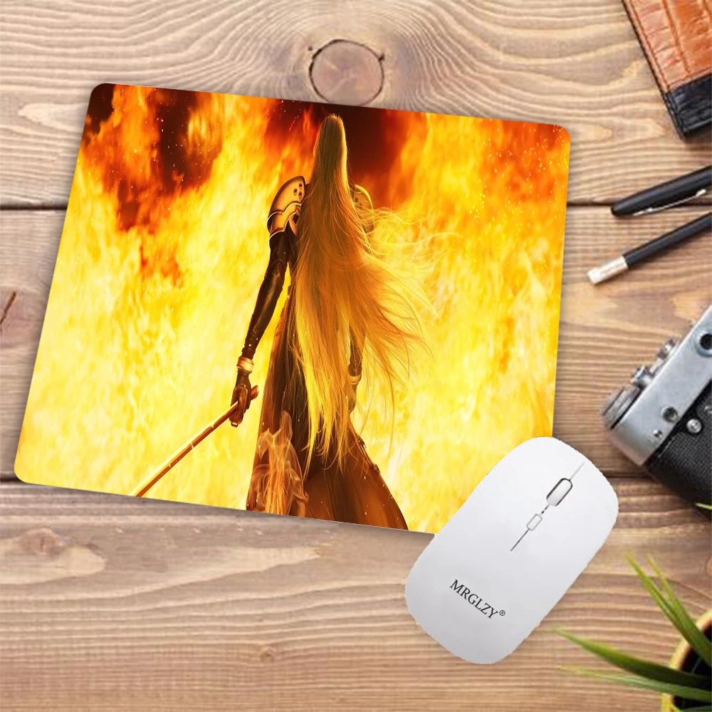 Gamer tapete de jogo do computador final fantasia sephiroth acessórios teclado mouse almofadas escritório tapete mesa 25x20cm mousepad