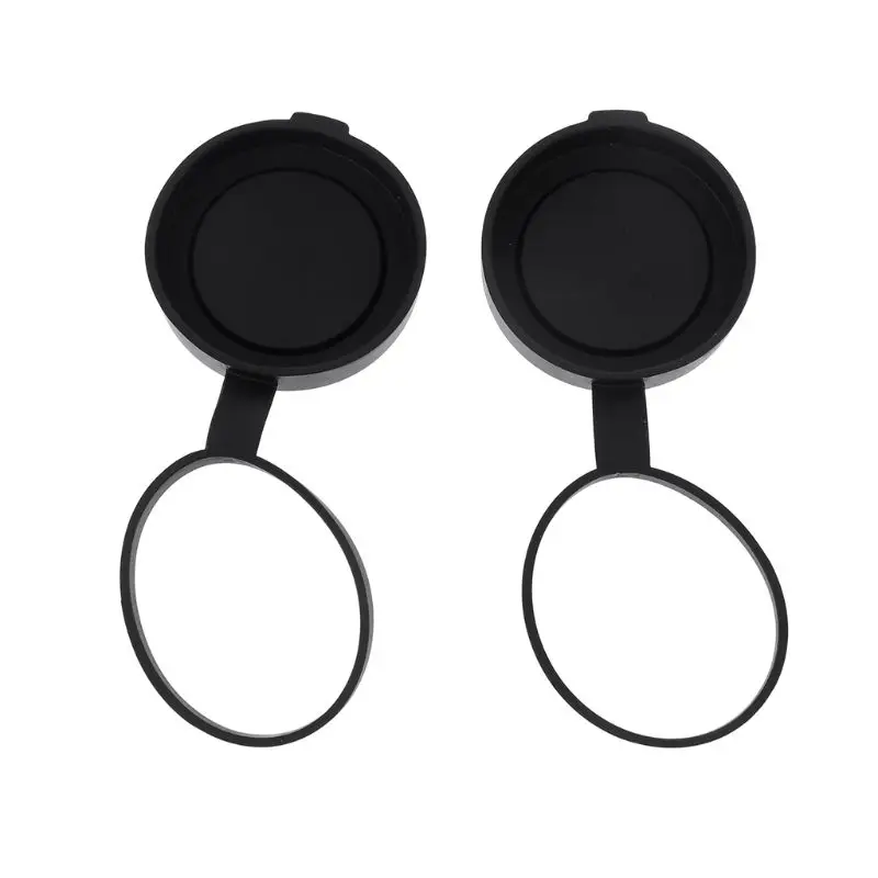 

2 pieces Binoculars Protective Rubber Objective Lens Cap 42mm for Telescope with Outer Diameter 52-54mm K9FA