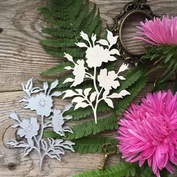 Piggy Craft metal cutting dies cut die mold Flower decoration Scrapbook paper craft knife mould blade punch stencils dies