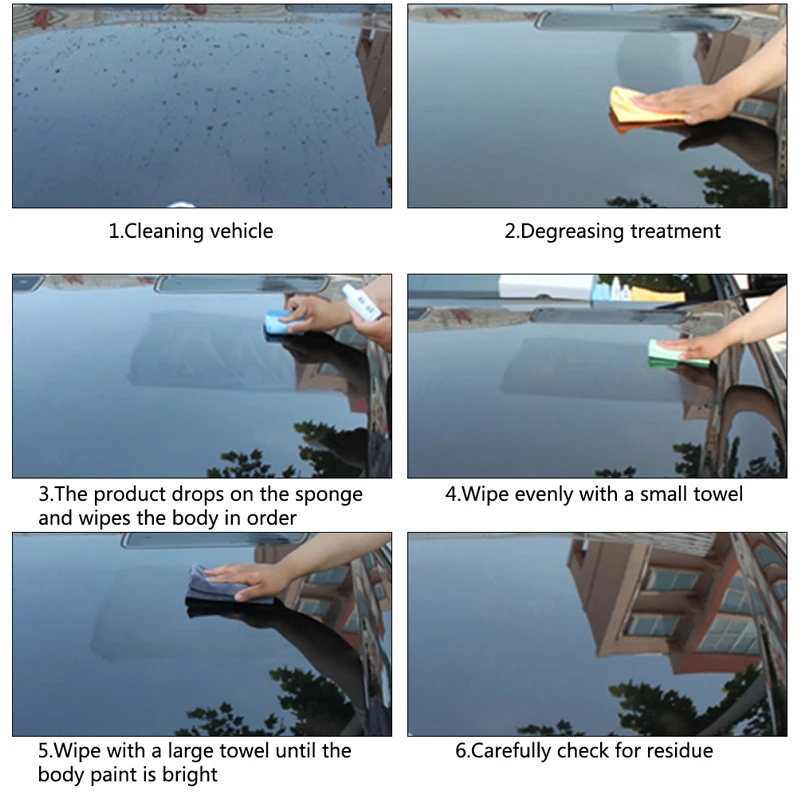 9H Nano Car Ceramic Coating Liquid Glass Coating Anti-scratch Ceramic Coat  Hydrophobic For Car Polish Paint Care Car G1 G2 G3