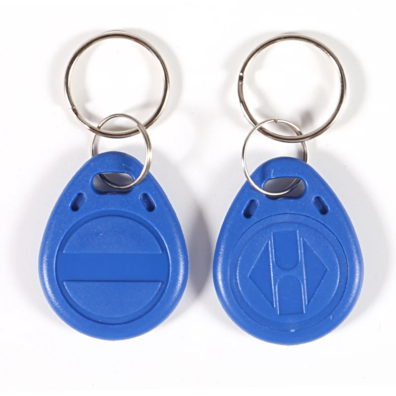 10pcs 125KHz RFID EM4100 Door Entry Access Control High Quality ID Tags Keyfobs Card Only Read Chip Plastic Keyfob