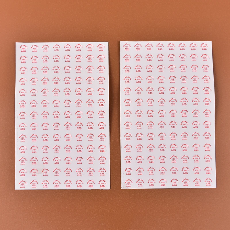 Warranty Void If Damaged Protection Security Label Sticker Seal 2pcs/set