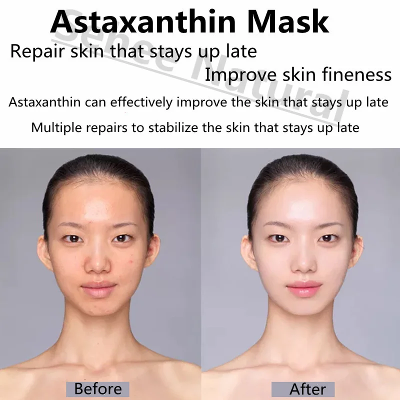 

500g Astaxanthin Mask Anti Oxidant Repair Sensitive Skin Moisturizing Mask Brighten Skin Barrier Beauty Salon Equipment