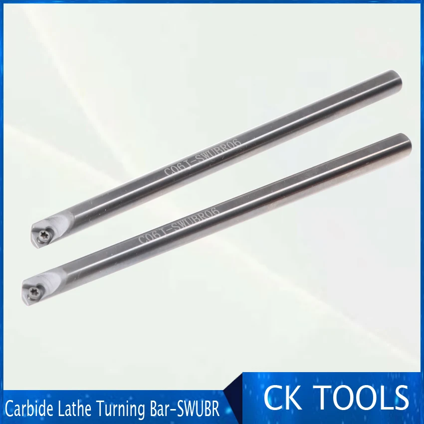 Top Selling C06K-SWUBR06 Turning Tool Holder With Wrench Cemented Carbide / Tungsten Steel Minimum Machining Aperture 8mm