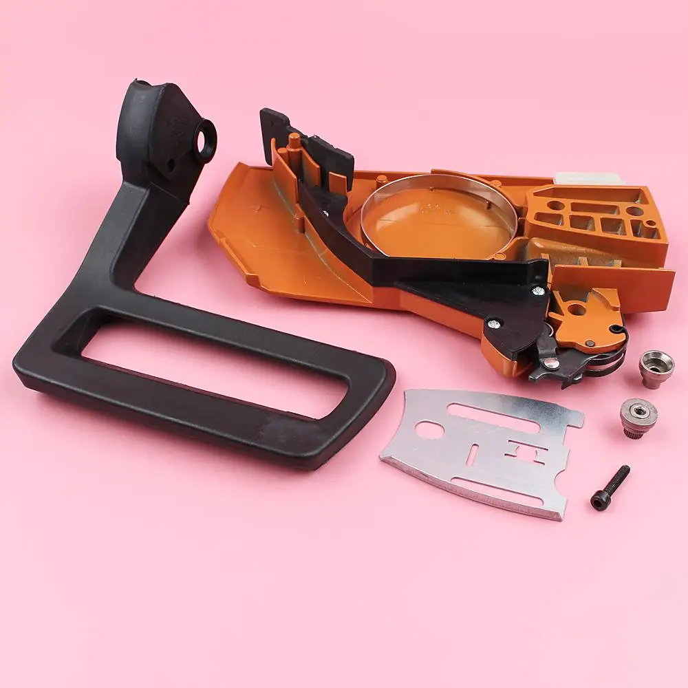 Coperchio frizione piastra guida manubrio freno per Husqvarna 268 272 266 61 66 motosega 503 73 66-01 w vite di montaggio manicotto boccola