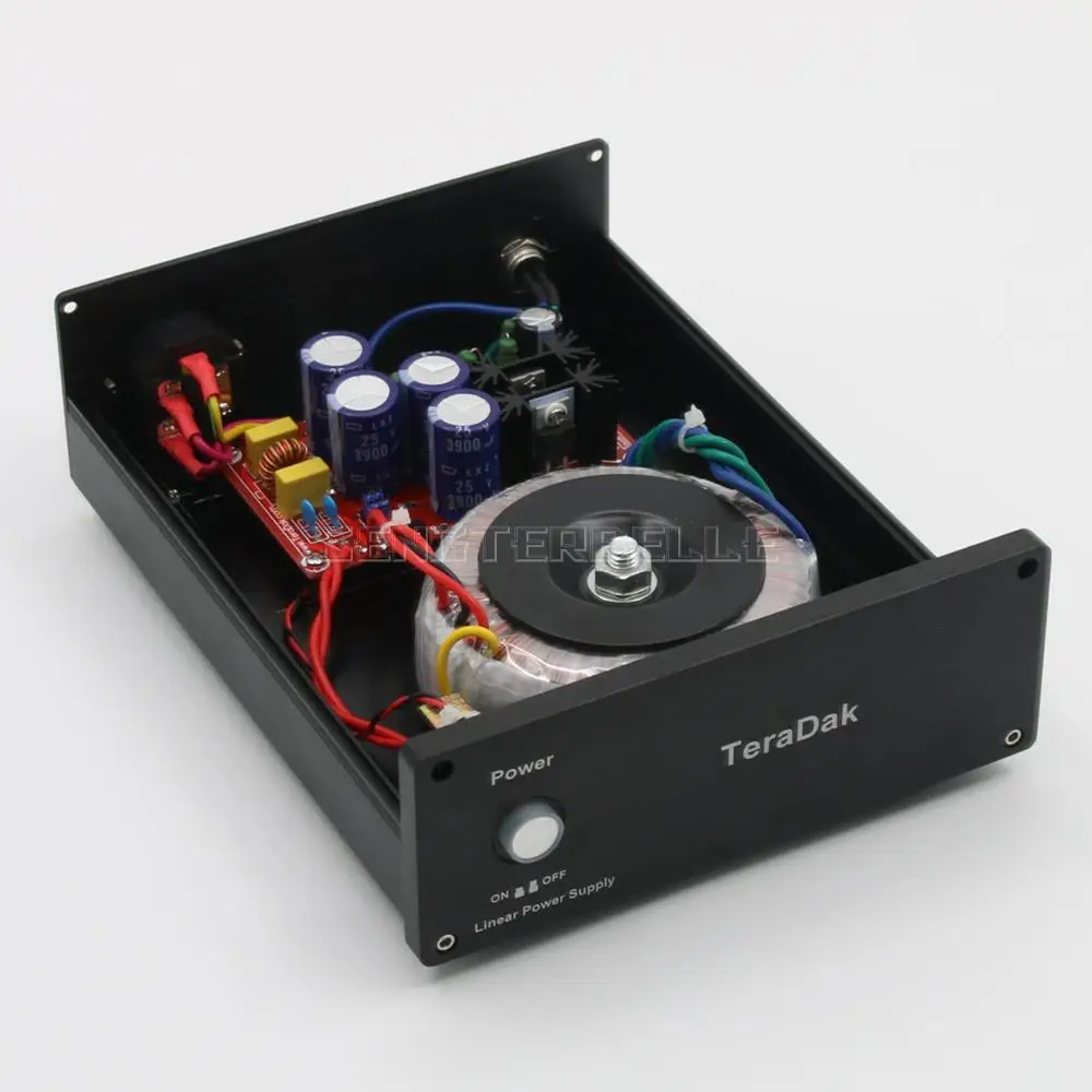 

Линейный источник питания Teradak 120 Вт HiFi со сверхнизким уровнем шума DC5V-DC24V для модернизации аудиооборудования