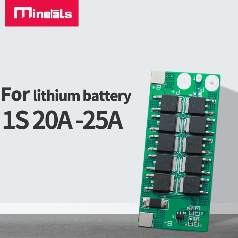 bms 1s 3.2v 3.7v Li ion lipo LFP4 20A 25A For solar street lamp Charge and discharge protection board for lithium batteries PCM