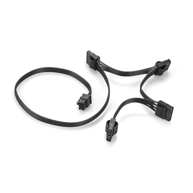 RGEEK PCIE 6Pin 1 إلى 4x موليكس SATA 4Pin مضاعف كابل إمداد الطاقة لسلسلة CORSAIR RMx RM1000x RM850x RM750X RM650x RM550x