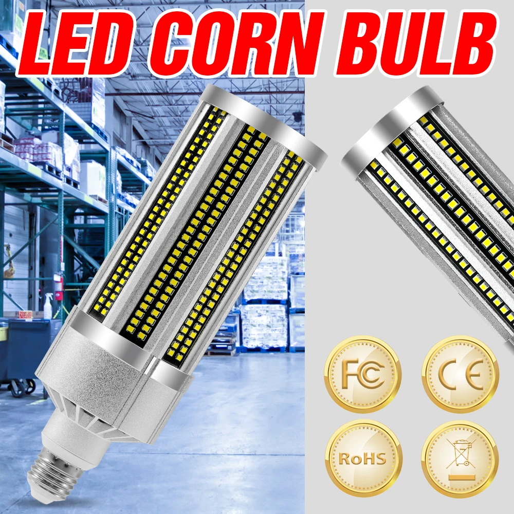 

E27 Corn Lamp Led Bulb E39 Lampada LED Corn Light High Power Lamp 85-265V Commercial Lighting 25W 35W 50W 54W 60W 80W 100W 120W