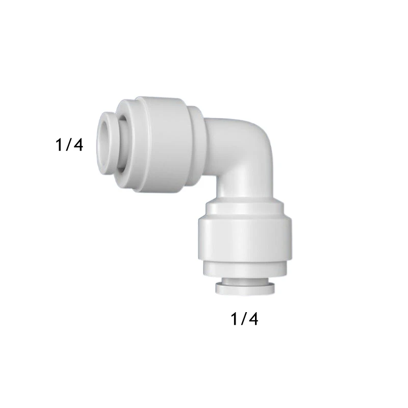 10Pcs Elbow RO Water Fitting 90 Degree Male Female Thread 1/4 3/8 POM Hose PE Pipe Connector Filter Reverse Osmosis Parts