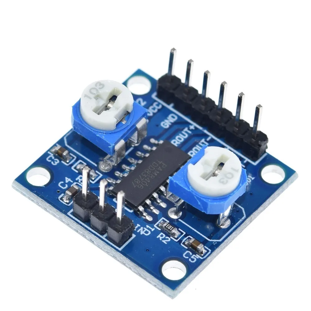 TZT 1/3/5PCS PAM8406 Digitaler Verstärker-Board mit Lautstärkepotentiometer 5Wx2 Stereo M70 – Detail 6