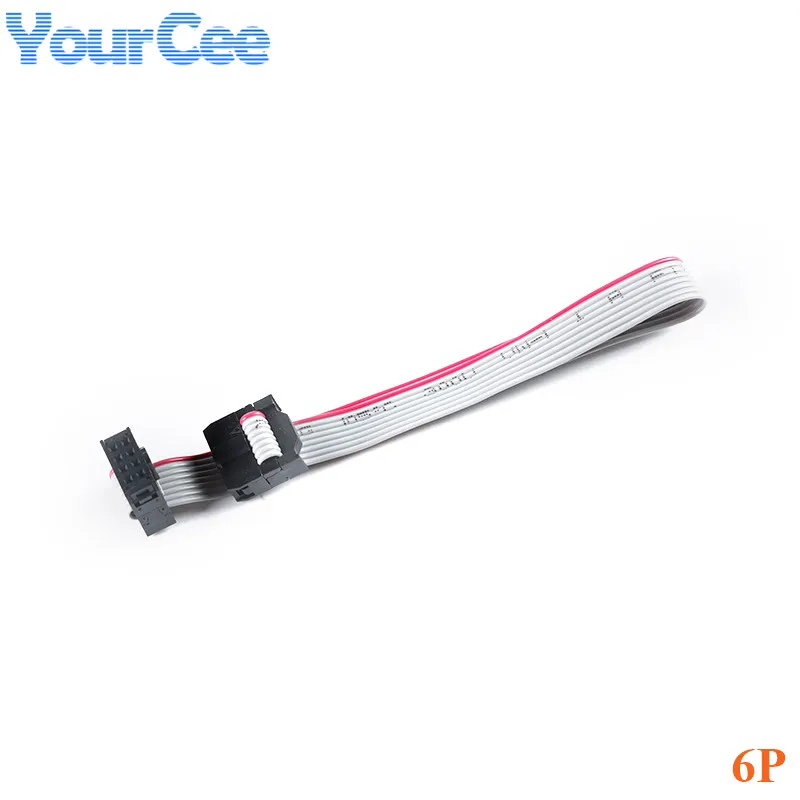 Gray Flat Ribbon Cable 1.27MM 2.0MM 2.54MM Pitch 20cm Data Line Wire FC-6/8/10/12/14/16/20/24/26/30/34/40/50P Pin Connector