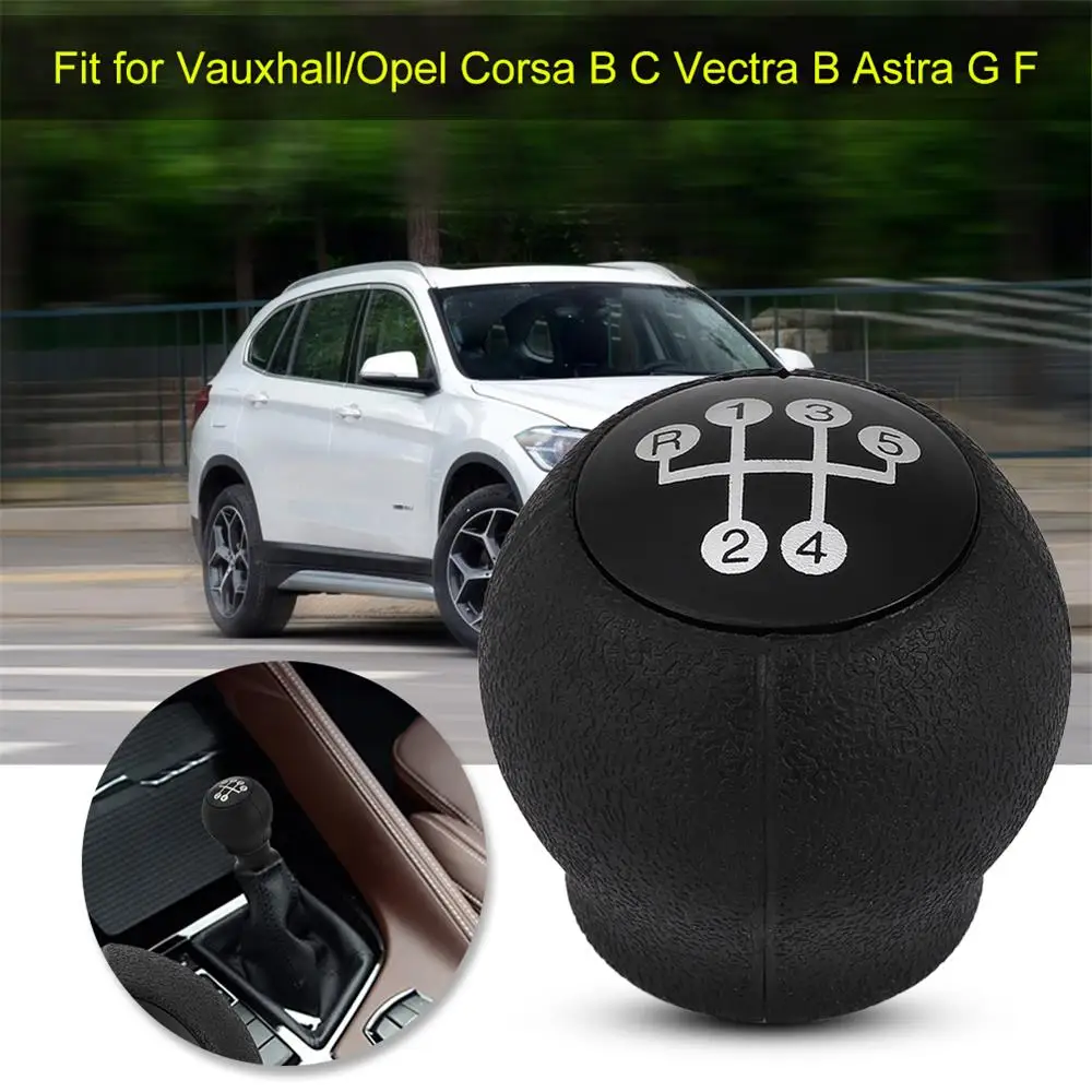 5 Speed Car Gear Stick Shift Knob Handball Auto Vehicle Accessories Suitable For Vauxhall Opel Corsa B C Vectra B Astra G F