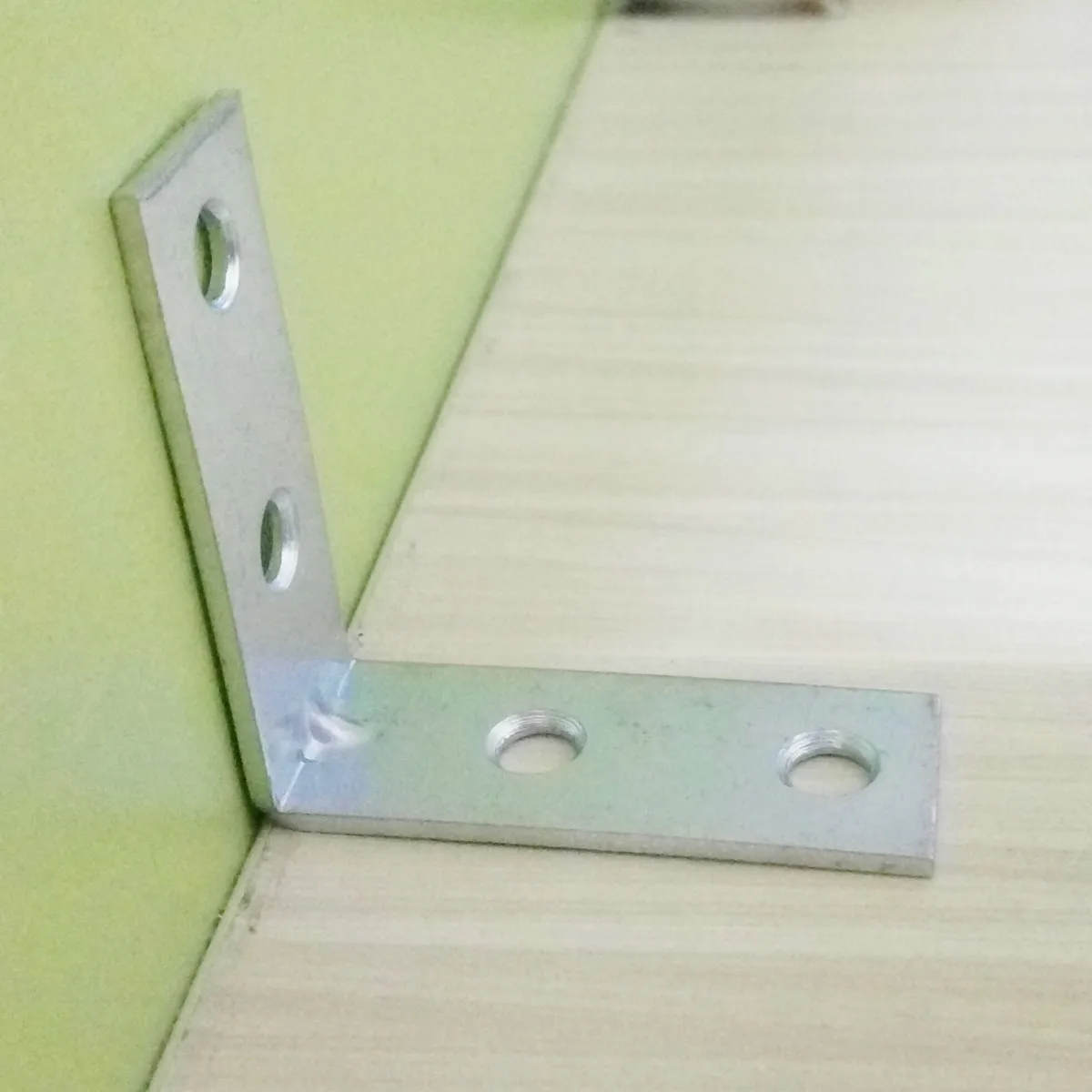 3Pcs Metal Corner Bracket 90 Right Angle Brace Support L Shape Joint Fastener Shelf Support Furniture Cabinet Screens Wall Link