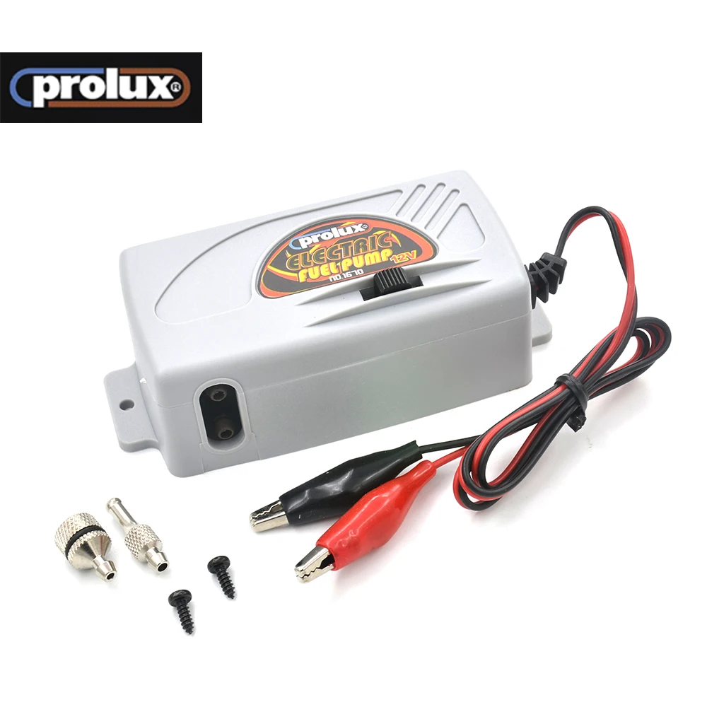 Prolux Px1670 12V Elektrische Brandstofpomp Voor Nitro Gloed Brandstoffen Rc Vliegtuig Boot Engieen Onderdelen (Wit Of Zwart Schip Willekeurig))