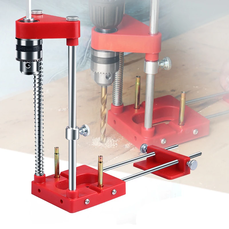 Woodworking Drill Location Drill Bit Guide Dowel Jig Labor Saving Alloy Steel Guid Locator Guide Tool For Home Machine Wood