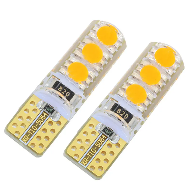 2 x T10 W5W License Number Plate Light LED Bulbs Lamp For Hyundai Tucson IX35 I30 Elantra Accent Sonata Santa Veracrus Rohens