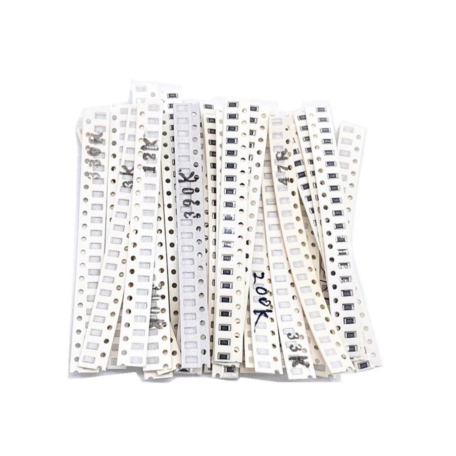 660Pcs 0805 0603 1206 Smd Weerstand Kit Diverse Kit 1ohm-1M Ohm 1% 33valuesX20pcs Sample Kit