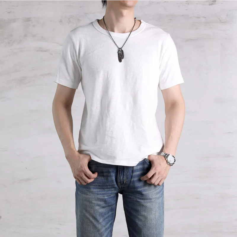 T1-0010 RockCanRoll Read Description! Asian Size Super Quality Genuine 300gsm Heavy Casual Tee Cotton T Shirt 5 Colours