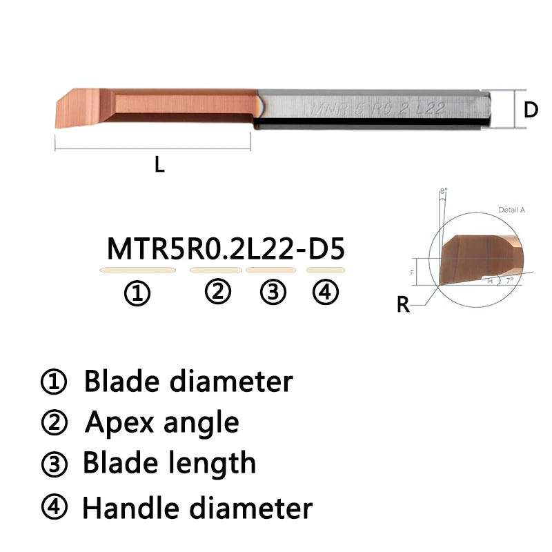 Cortador de perforación pequeño de aleación de acero de tungsteno, MTR2.5, MTR3, MTR4, MTR5, MTR6, perfilado, pequeño orificio de Micro herramienta