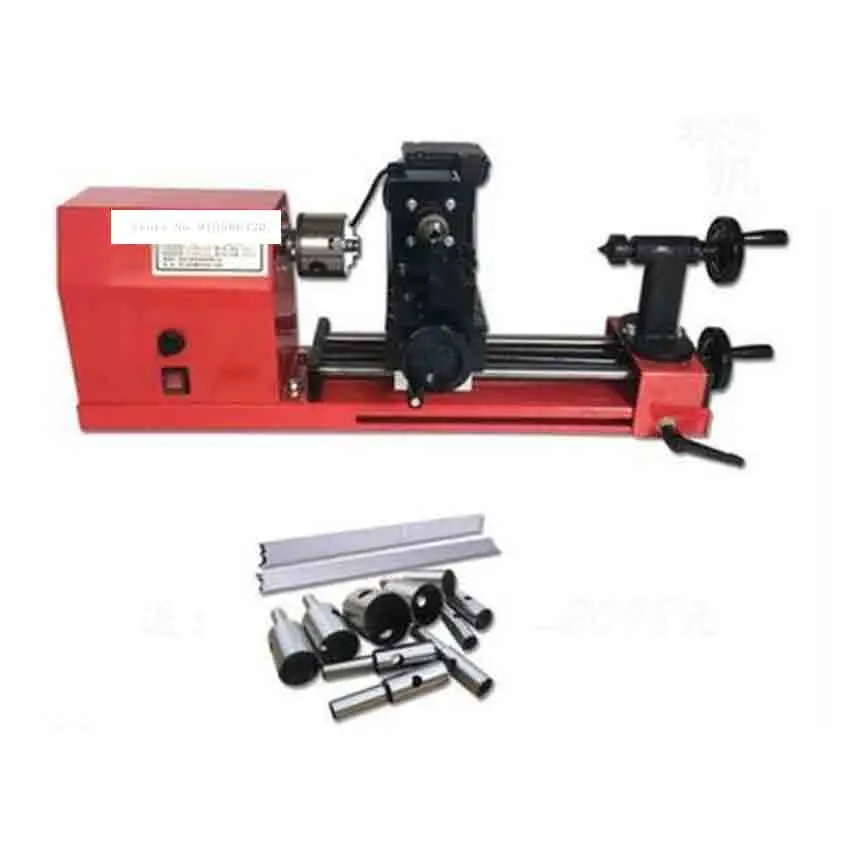 

New Arrival Small M,ultifunctional Woodworking Lathe 6030 Miniature Lathe Machine Processing Beads Machine 0-2000r/min 220V 900W