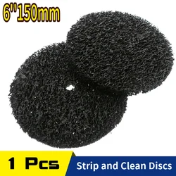 6 Inch 150mm Quick Easy Strip and Clean Discs, Paint and Rust Remover Stripper for Angle Grinder, Silicon Carbide Abrasive Wheel