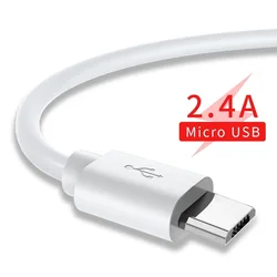 1m Long Micro USB Cable Micro USB Charging Wire Cord Mobile Phone Charger Cable for Samsung Huawei Xiaomi